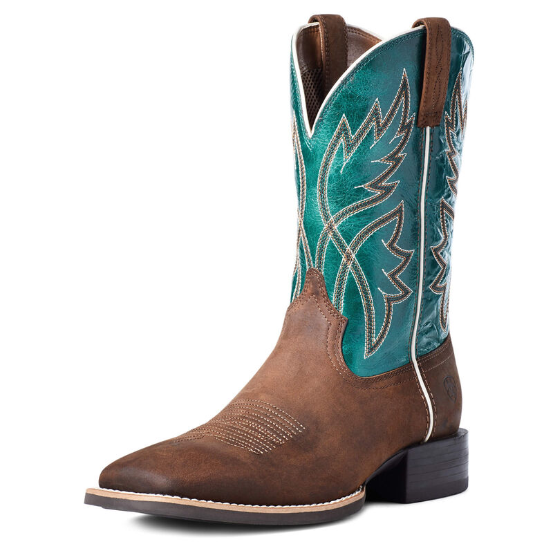Ariat Westernstiefel Herren - Sport Rafter Braun/Türkis ( ZKSEQ-4517 )